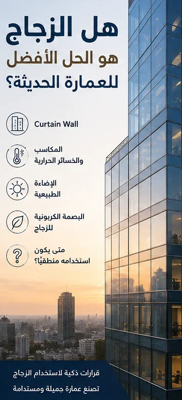 image about هل الزجاج هو الحل الأفضل للعمارة الحديثة؟
