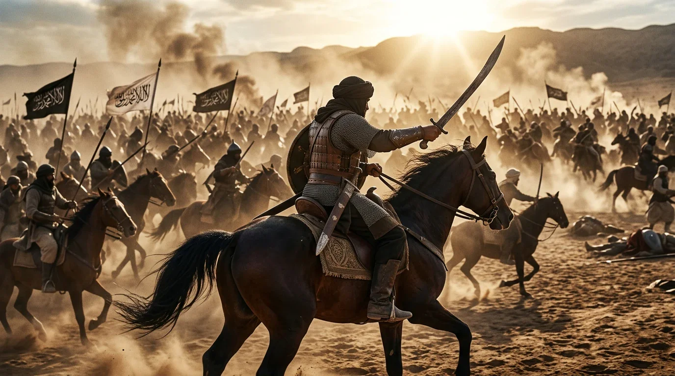 image about خالد بن الوليد: قصة سيف الله المسلول وبطل المعارك الذي غيّر مجرى التاريخ