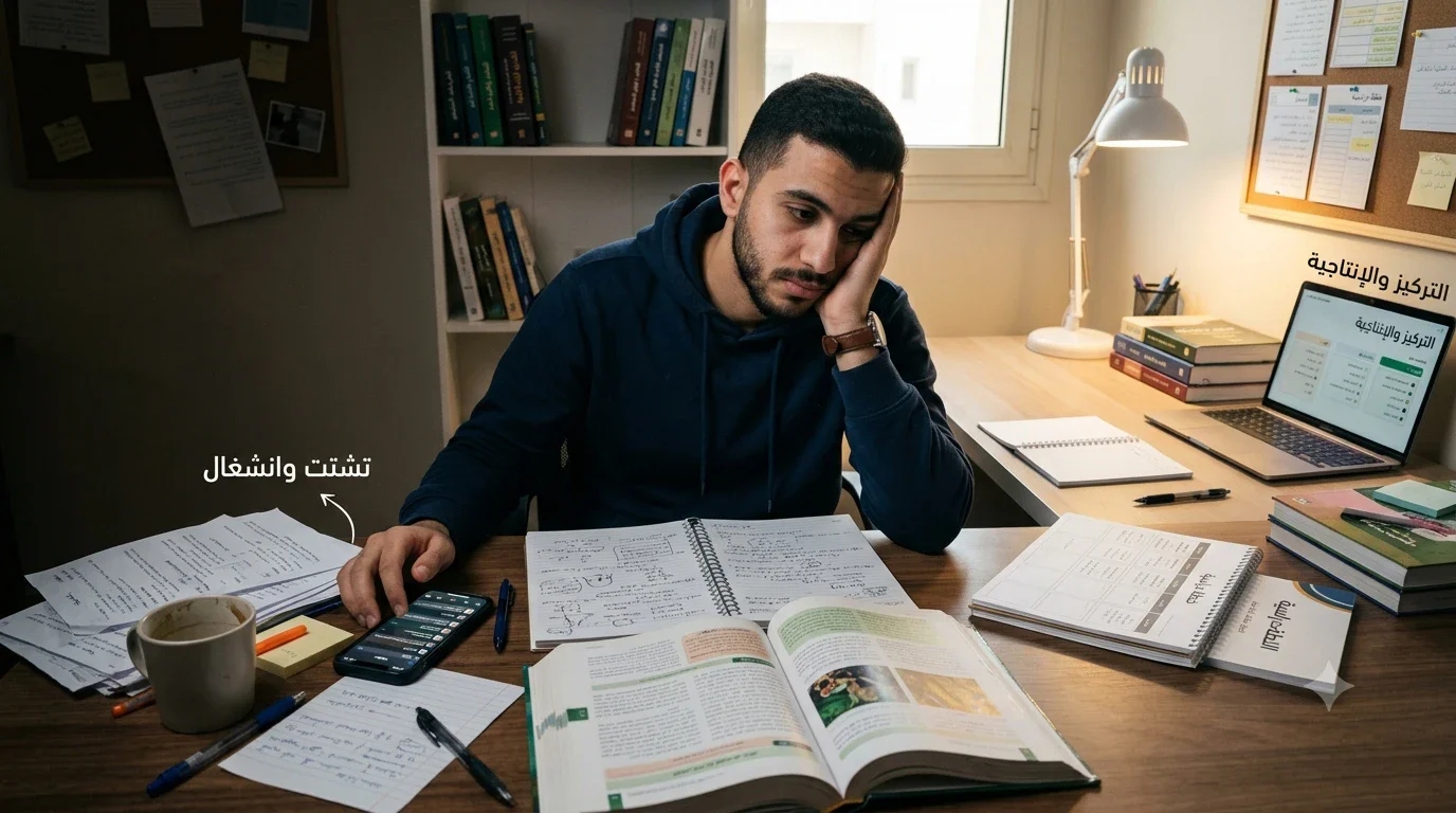 image about أفضل طريقة للمذاكرة عندما تكون فاقدًا للتركيز