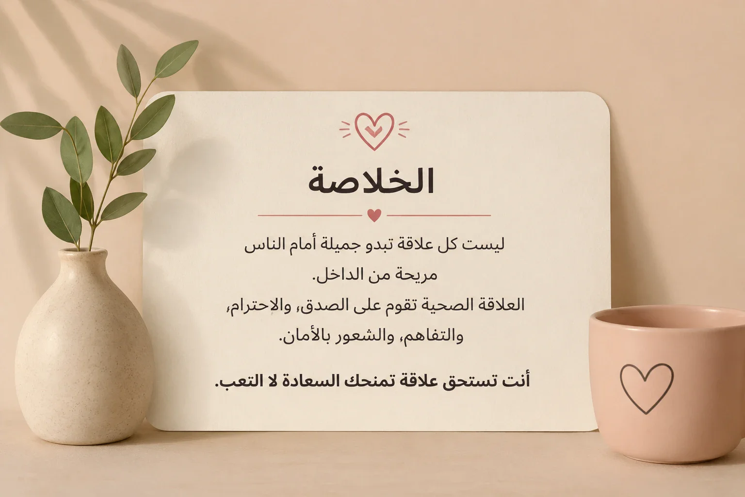 image about 💔 6 علامات تدل أن علاقتك تبدو ناجحة أمام الناس لكنها متعبة من الداخل