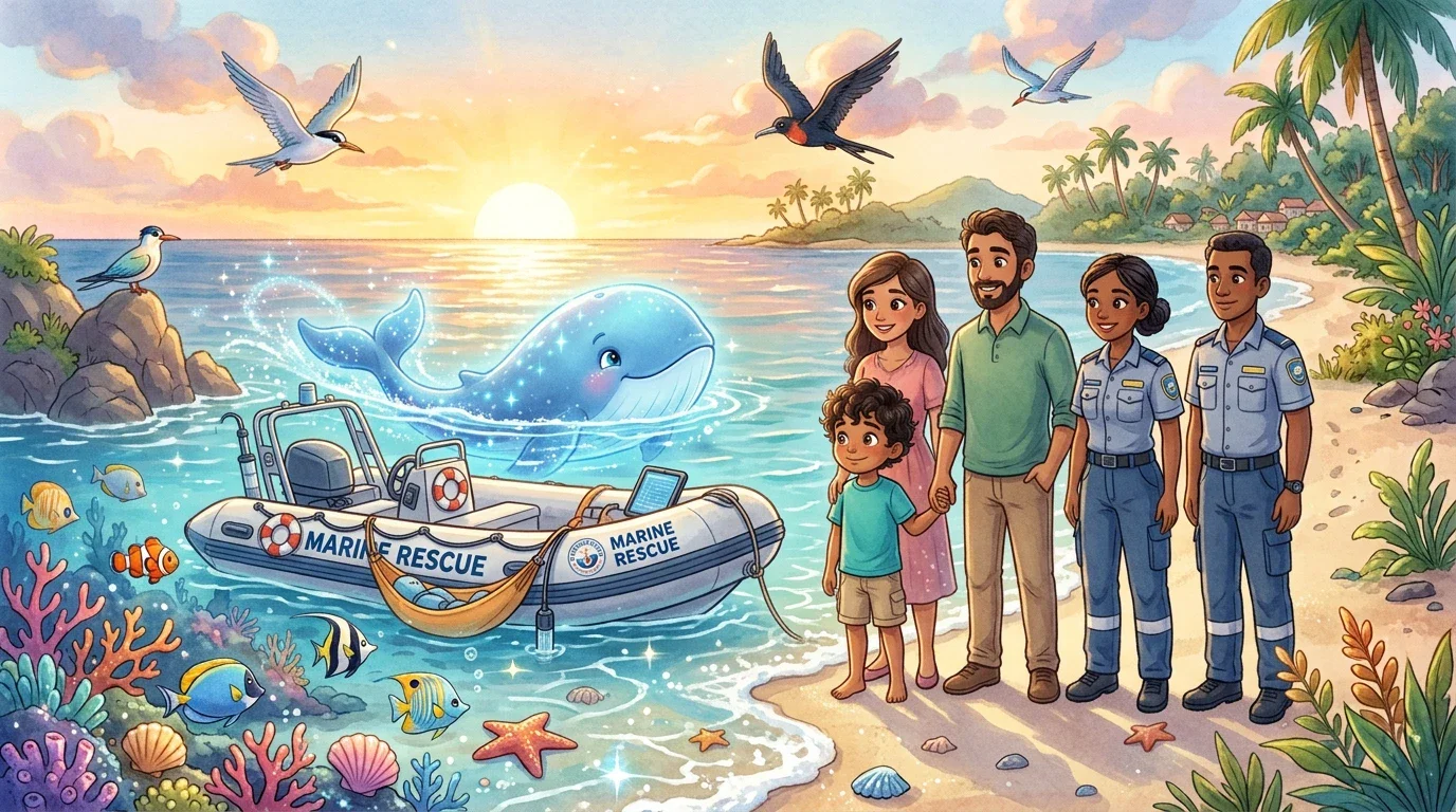 image about 🐳 آدم وحوت الضوء الأزرق