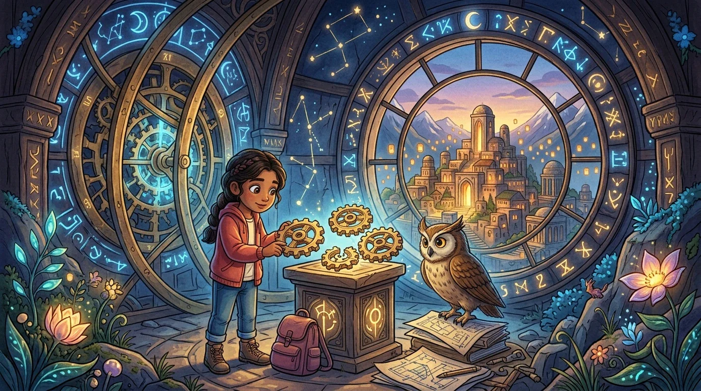 image about 🦉 يارا ومفتاح المدينة المخفية
