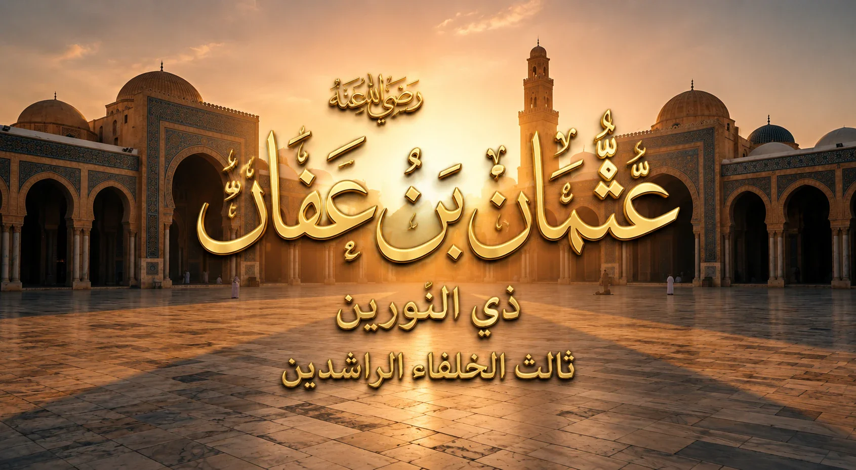 image about عثمان بن عفان رضي الله عنه: ذو النورين، وجامع المصحف، ورمز الحياء والسخاء العظيم