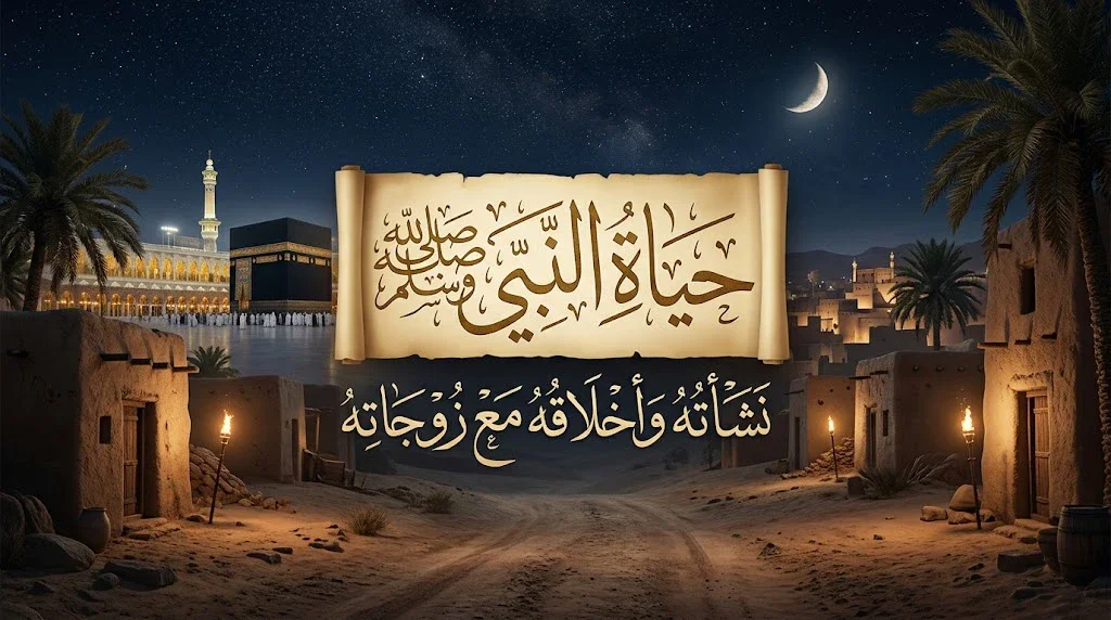image about حياة النبي محمد ﷺ: نشأته وسيرته وأخلاقه في تعامله مع زوجاته