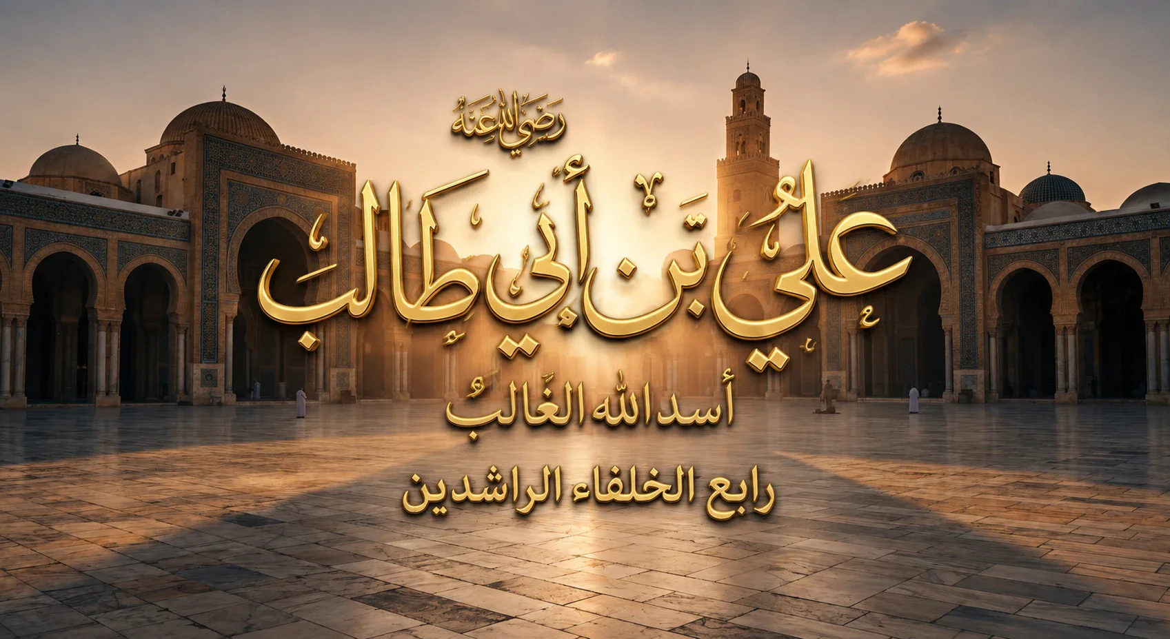 image about علي بن أبي طالب رضي الله عنه: رابع الخلفاء الراشدين، وباب علم النبي وفارس العدل