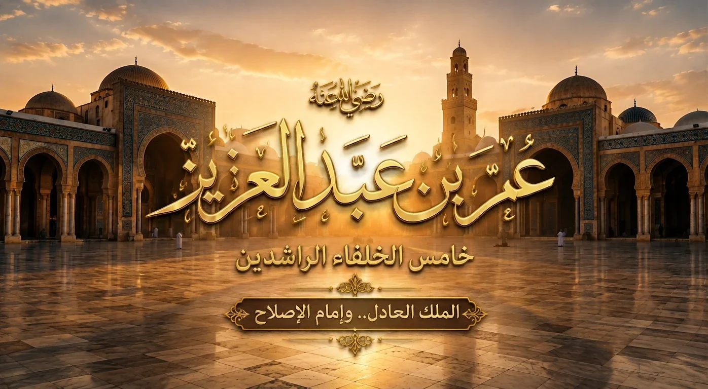 image about عمر بن عبد العزيز رضي الله عنه : خامس الخلفاء الراشدين وإمام العدل الذي أحيى سنة النبوة