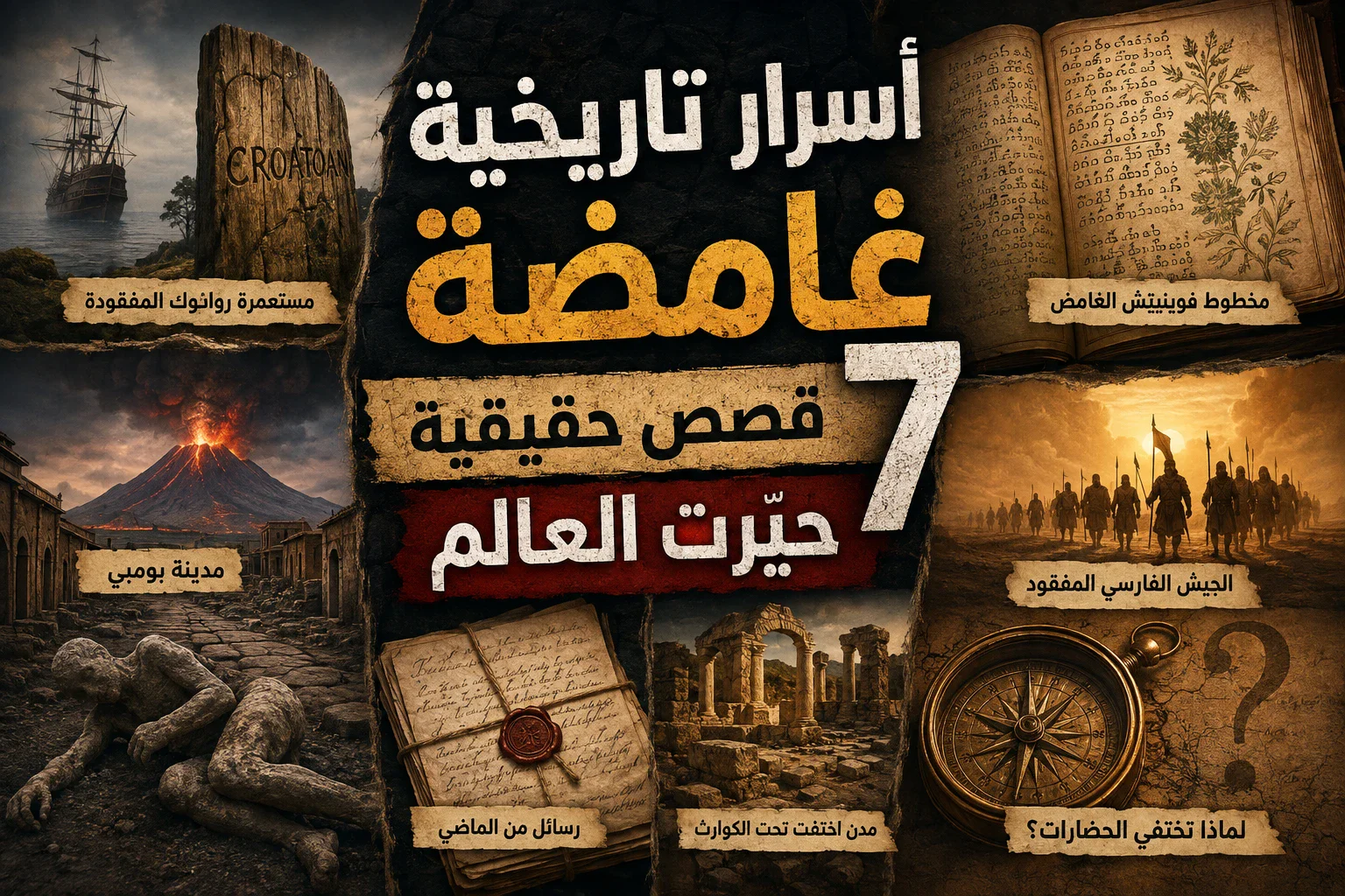 image about أسرار تاريخية غامضة: 7 قصص حقيقية حيّرت العالم