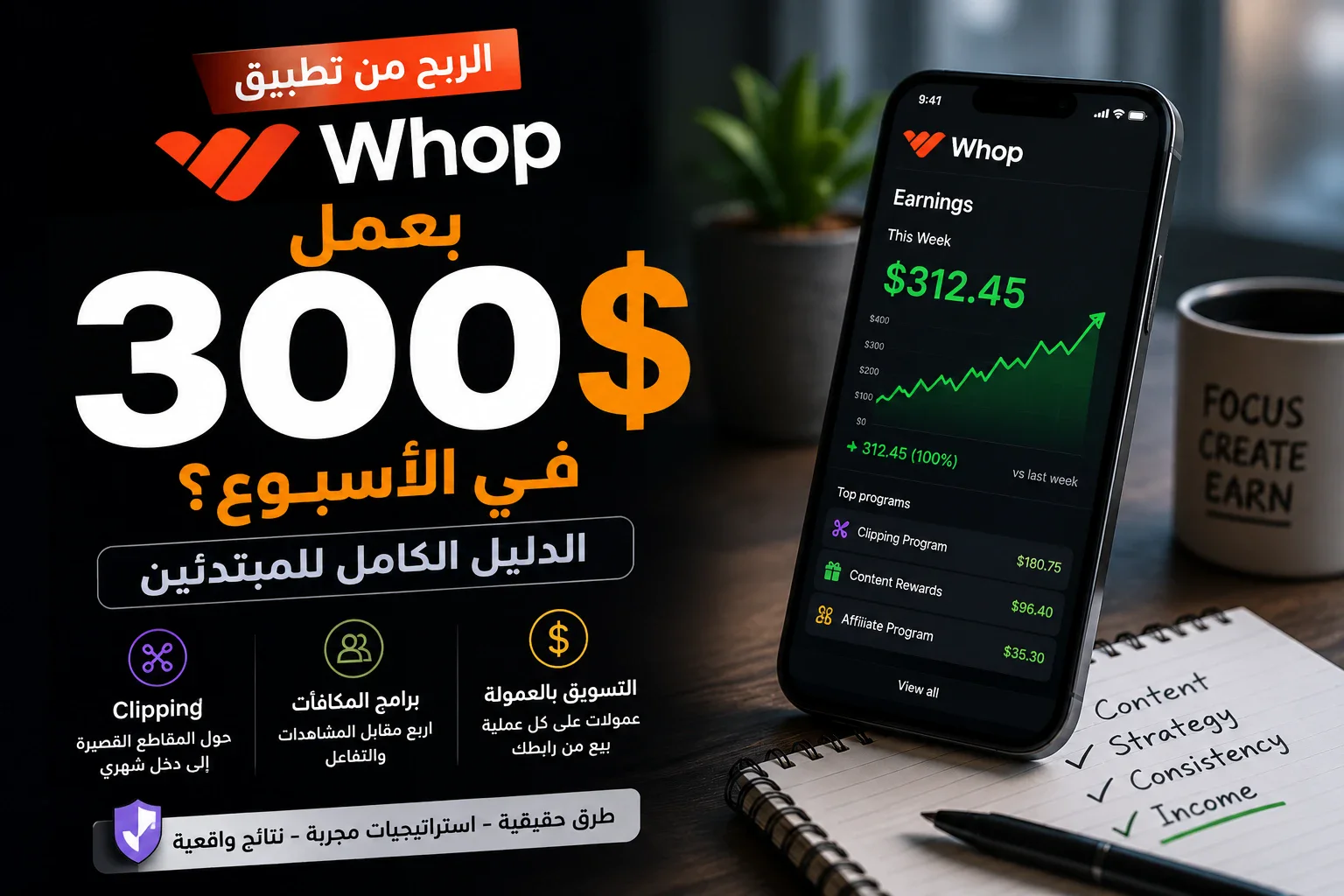 image about هل يمكن فعلًا تحقيق 300 دولار أسبوعيًا من Whop؟