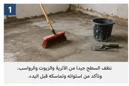 image about تشطيب السيراميك باحتراف من البداية للنهاية: دليل شامل لتركيب سيراميك الأرضيات والحوائط واختيار الخامات وضبط الميول والفو