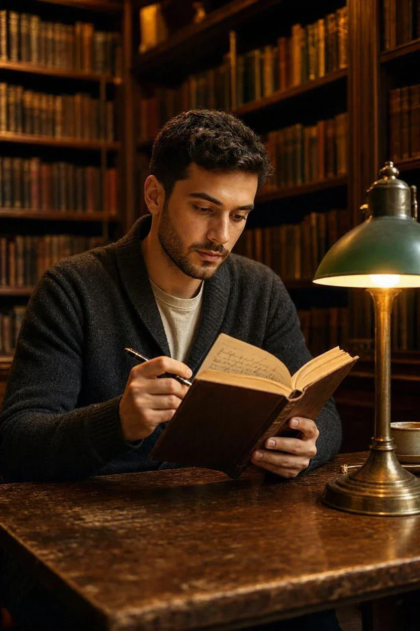 image about دافئ وجذاب: ☕ صدفة المقهى العتيق: قصة حب بدأت بملاحظة على ورقة صفراء!
