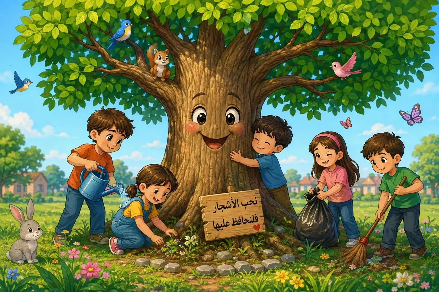 image about 🌳 الشجرة التي تحب الأطفال
