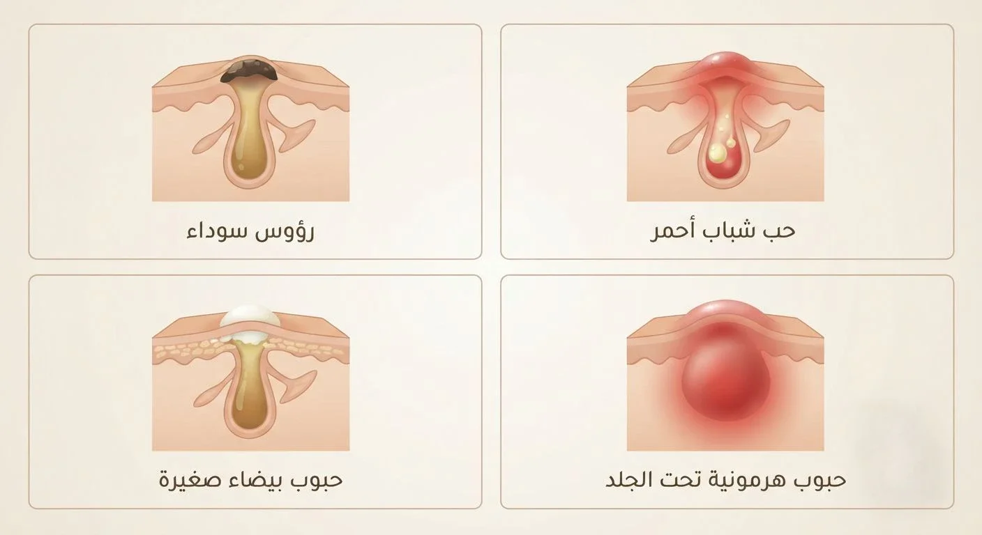 image about حبوب البشرة: الأسباب والأنواع وطرق العلاج الطبيعي والطبي