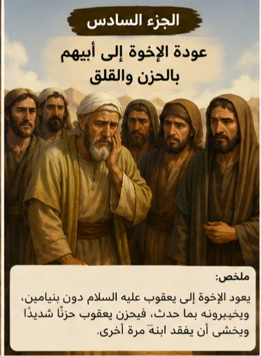 image about الجزء السادس — صبر يعقوب عليه السلام واقتراب اللقاء