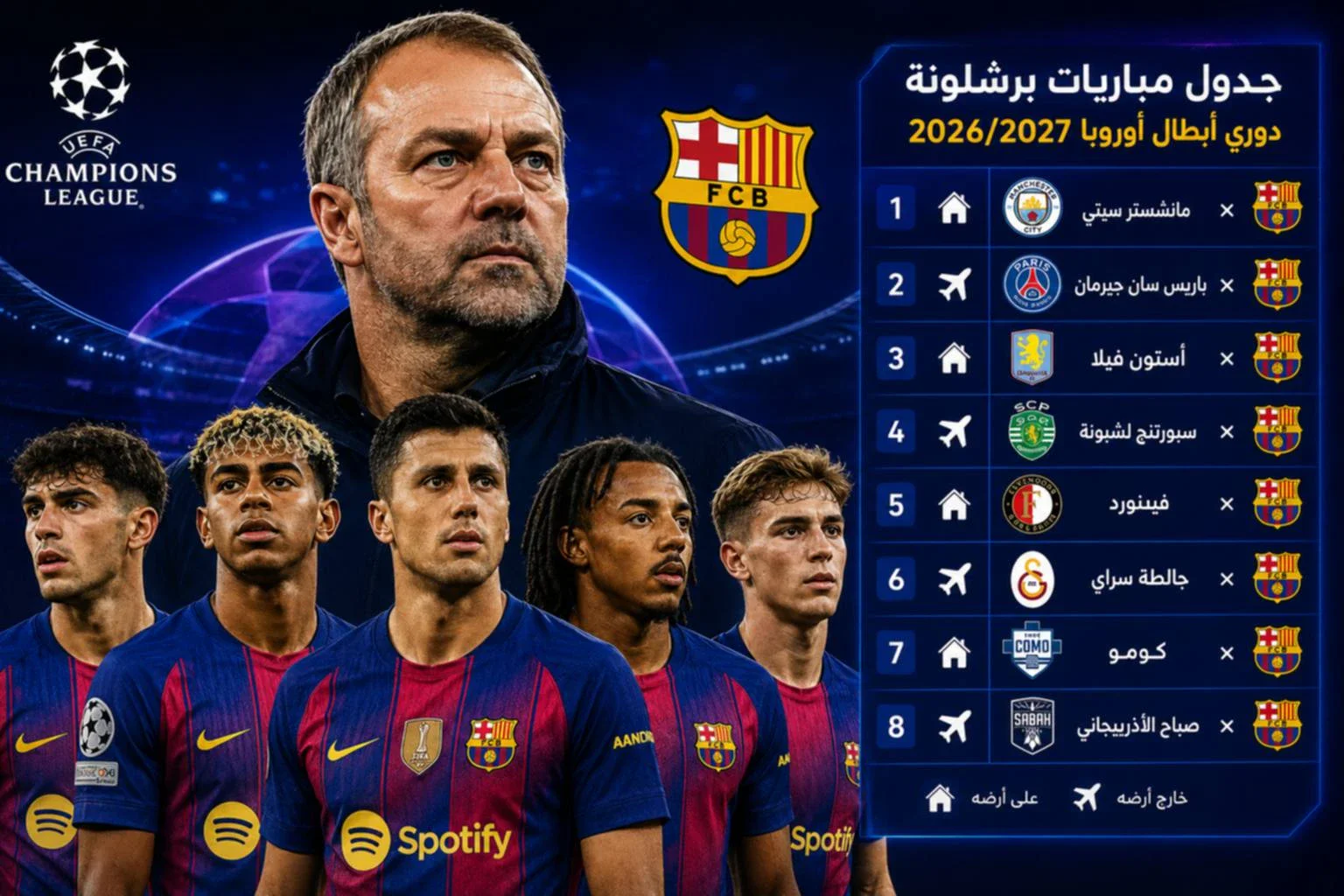 image about قرعه برشلونه وأقوى اختبارات لبرشلونة بعد الصفقات الجديدة