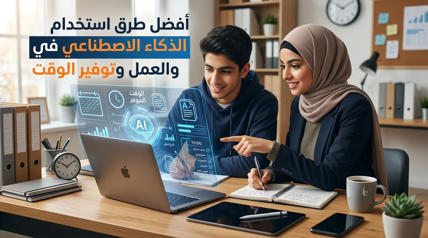 image about أفضل طرق استخدام الذكاء الاصطناعي في الدراسة والعمل وتوفير الوقت