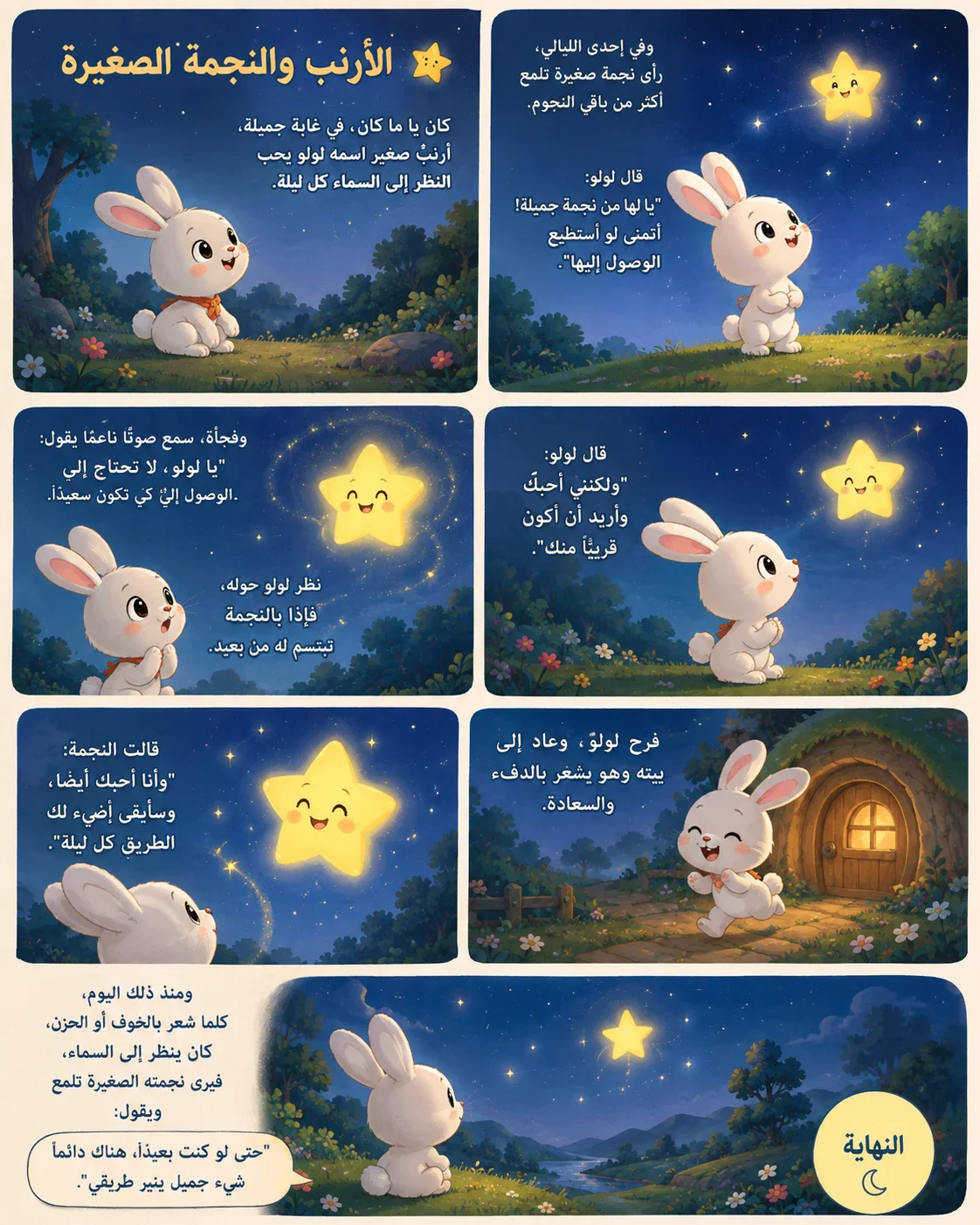 image about الأرنب والنجمة الصغيرة 