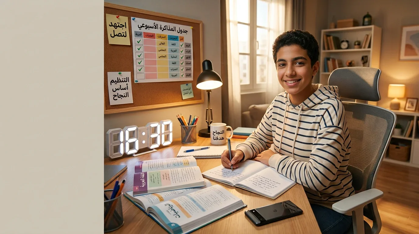 image about أفضل طرق للمذاكرة وتنظيم الوقت: كيف تذاكر بذكاء وتحقق أفضل نتيجة؟