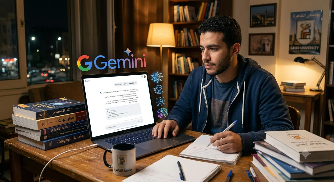 image about جوجل تفاجئ الطلاب.. سنة كاملة من Gemini مجانًا ومميزات ذكاء اصطناعي جديدة للدراسة 🤖🎓