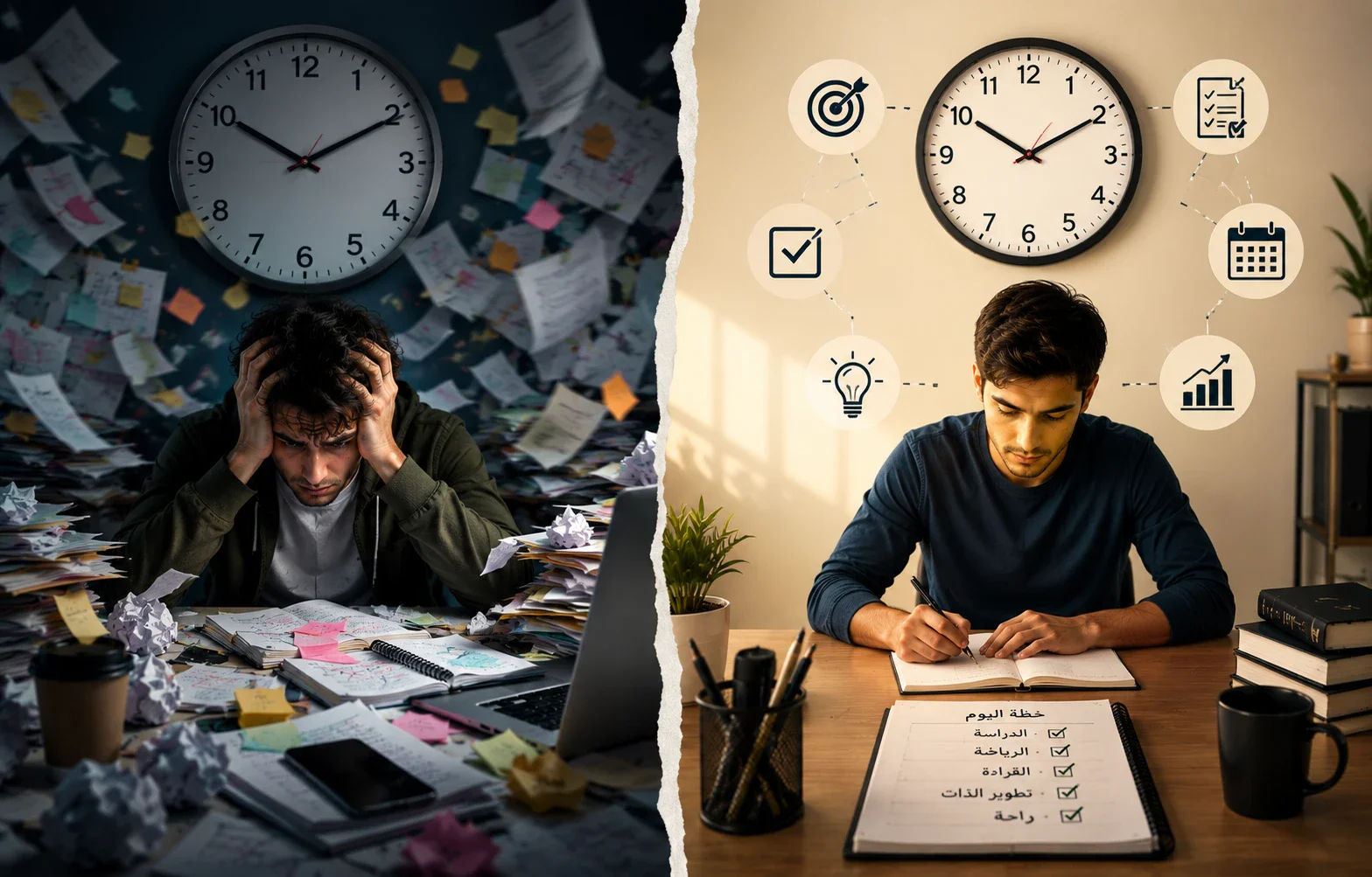 image about 10 في تنظيم الوقت تجعلك تشعر أن يومك يضيع