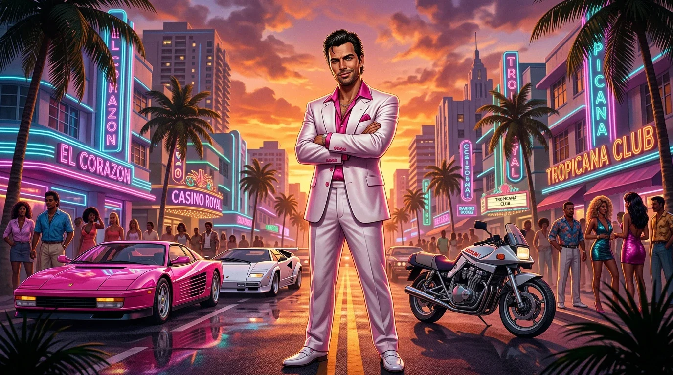 image about GTA Vice City: اللعبة التي أعادت تعريف عالم الجريمة في ألعاب الفيديو