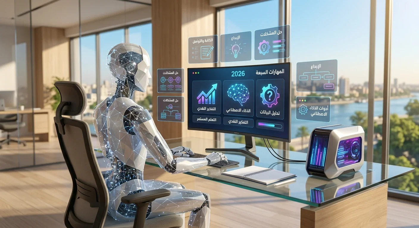 image about 7 مهارات ستصبح أكثر قيمة بسبب الذكاء الاصطناعي في 2026.. هل تمتلك إحداها؟