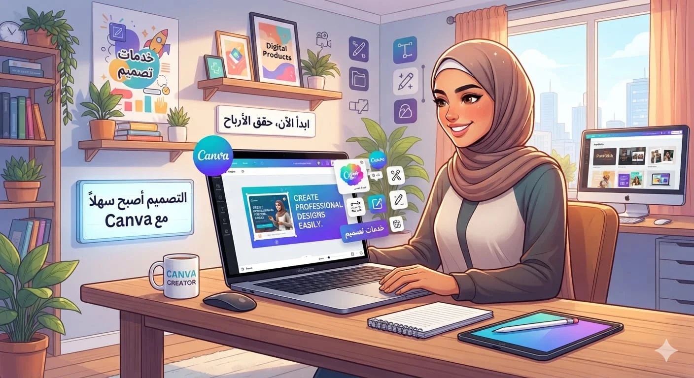 image about الربح من التصميم باستخدام Canva: دليلك لبدء العمل وتحقيق دخل من الإنترنت