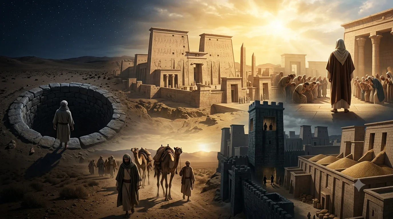 image about قصة النبي يوسف عليه السلام من البئر إلى التمكين.