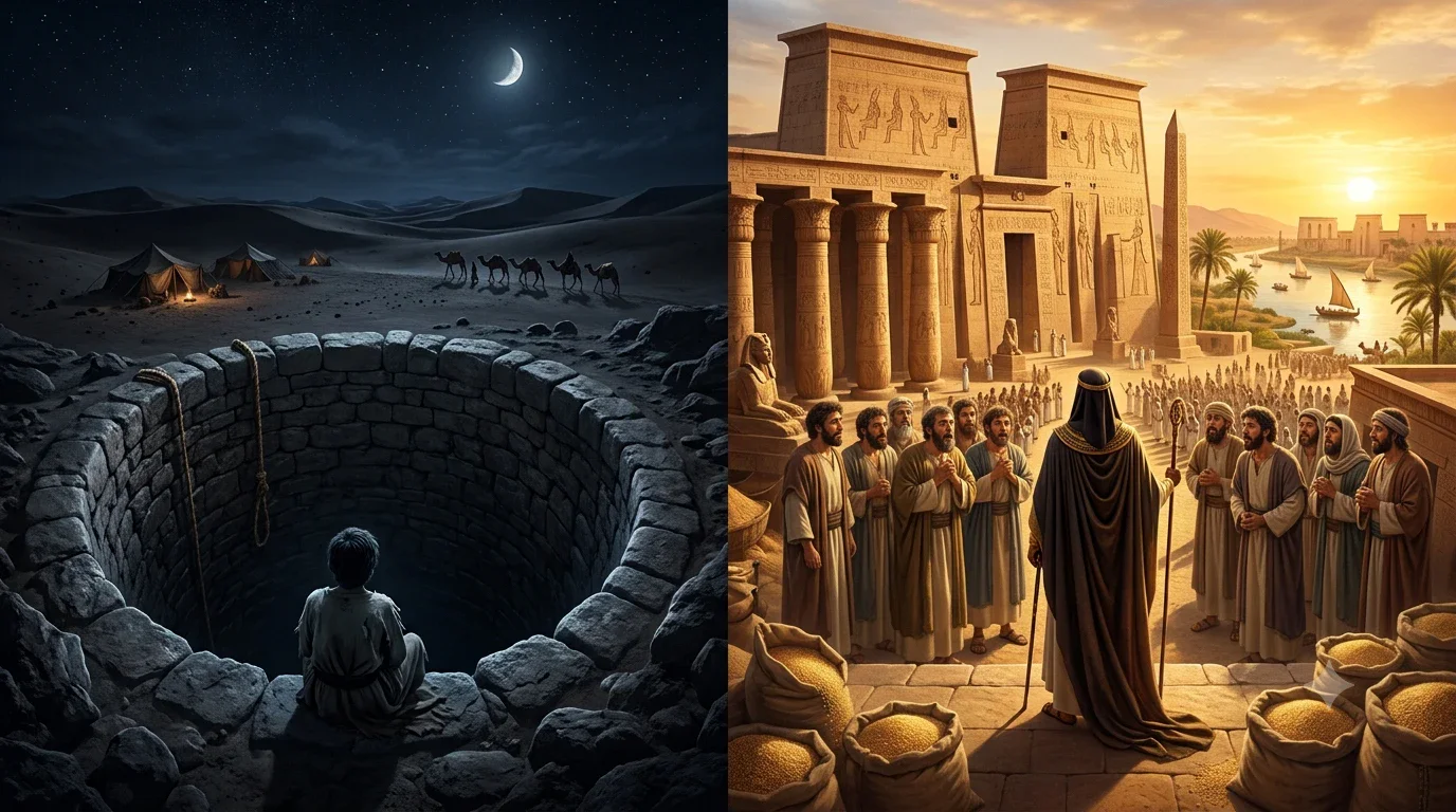 image about قصة النبي يوسف عليه السلام من البئر إلى التمكين.