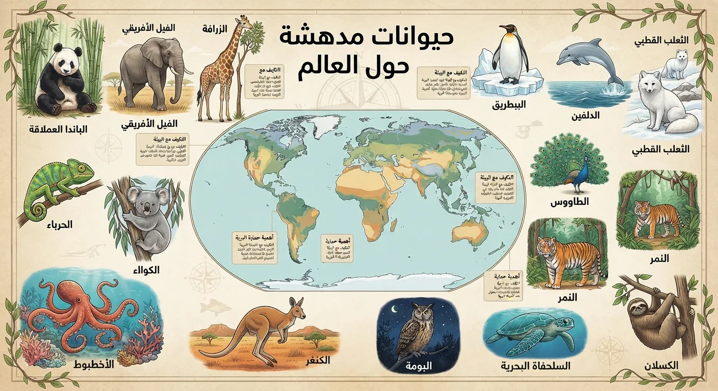 image about حيوانات مدهشة حول العالم