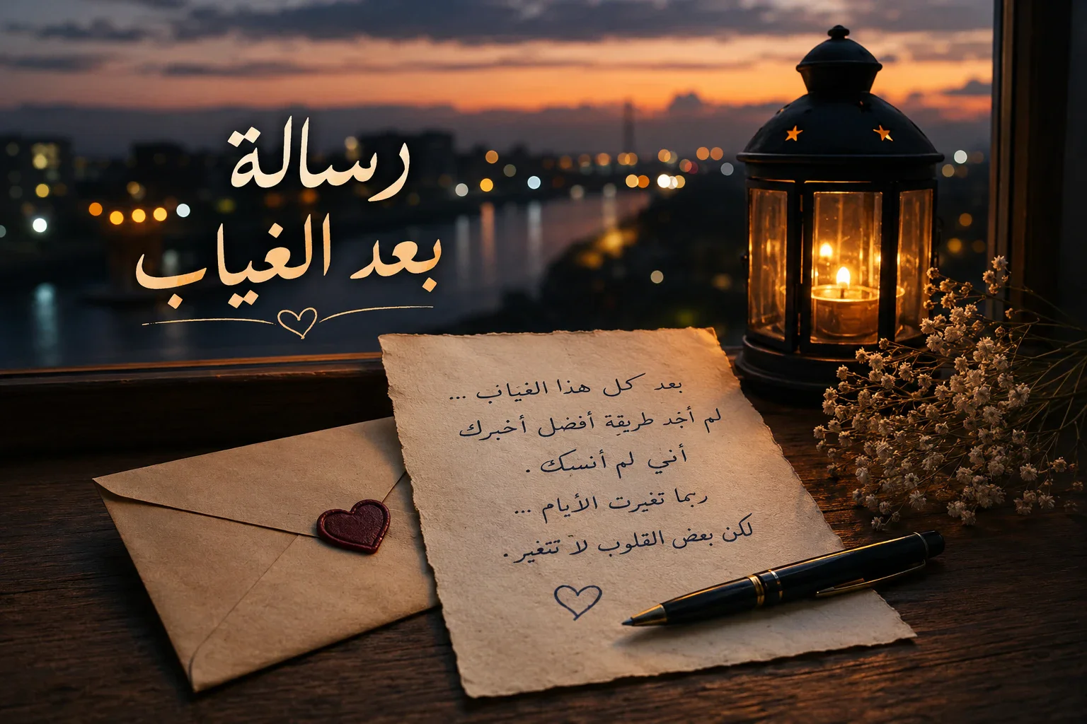 image about رسالة بعد الغياب