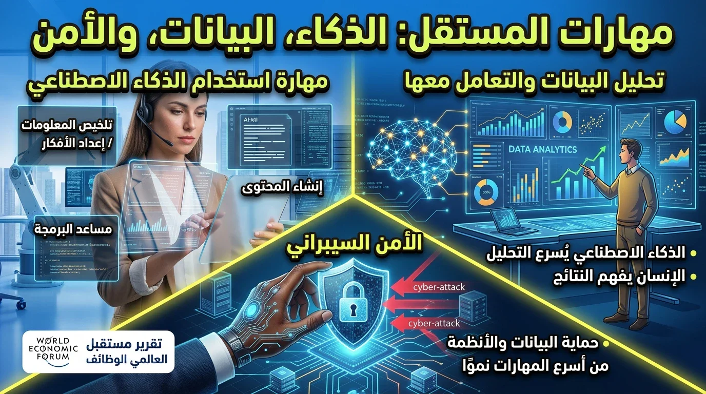 image about 7 مهارات مطلوبة في سوق العمل بسبب الذكاء الاصطناعي في 2026