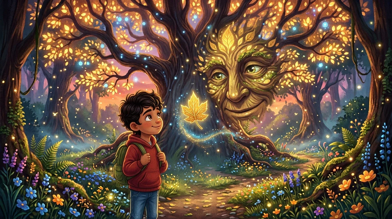 image about 🌳 مروان والشجرة التي كانت تسمع الأمنيات