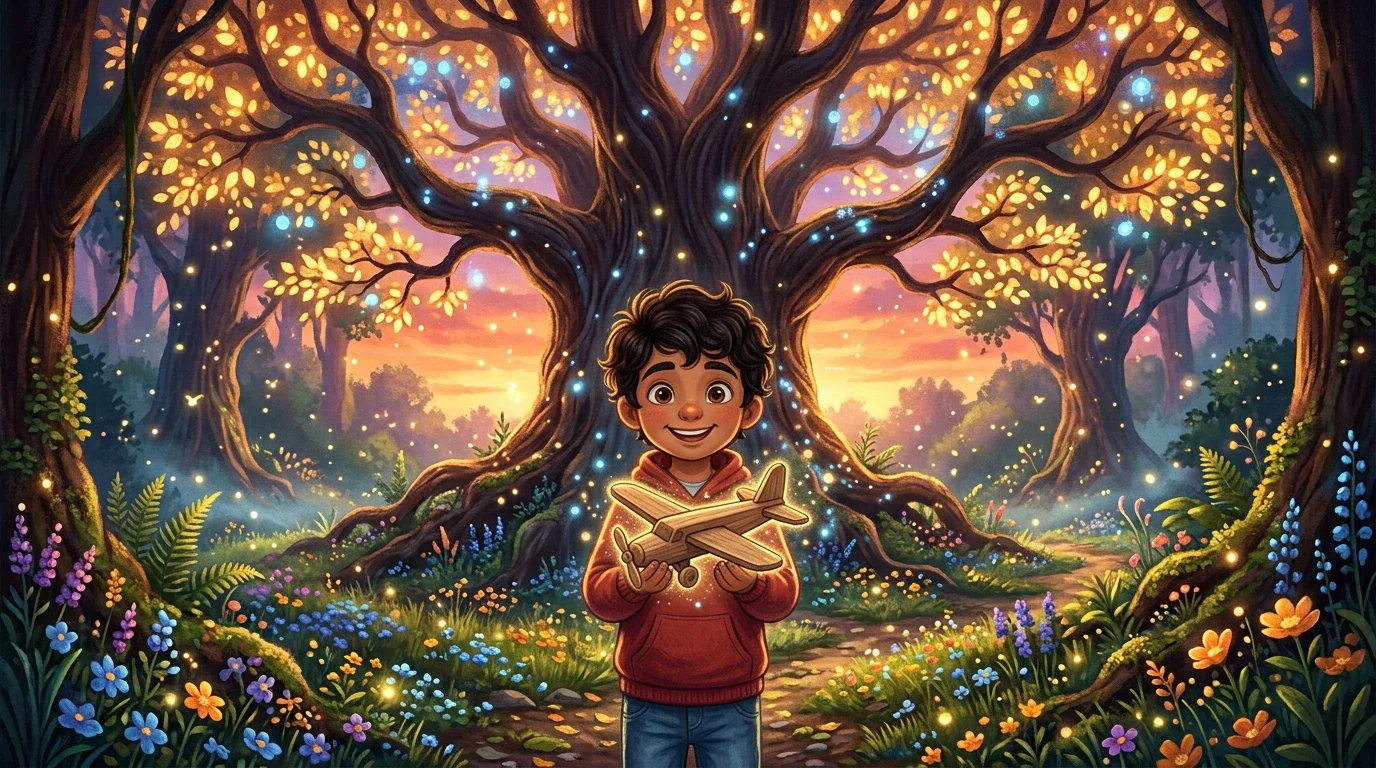 image about 🌳 مروان والشجرة التي كانت تسمع الأمنيات