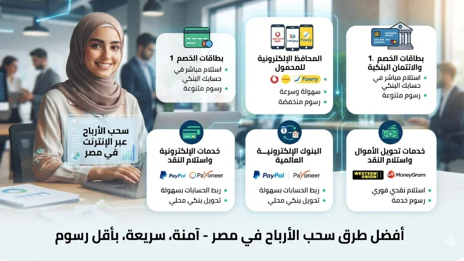 image about أفضل طرق سحب أرباح الإنترنت في مصر