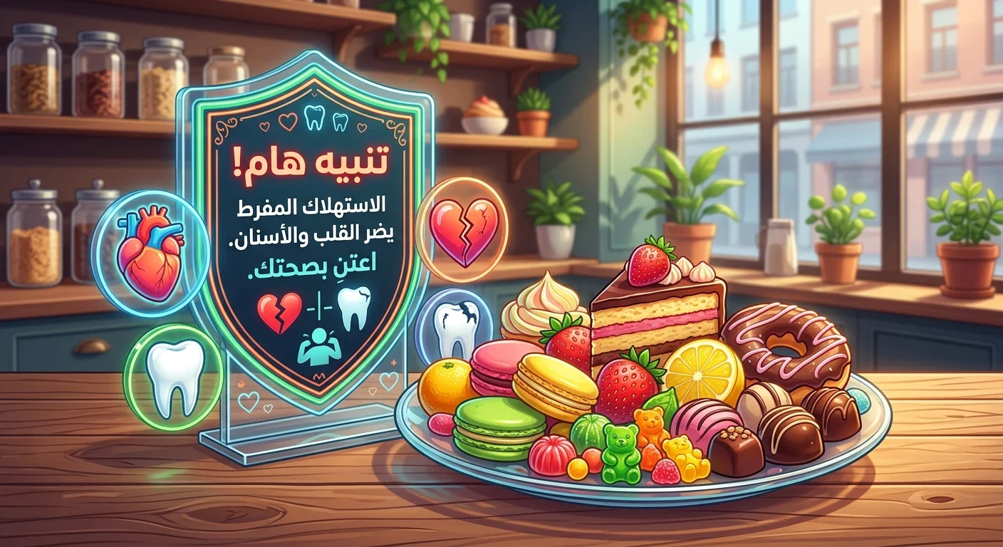 image about 🍩 الحلويات: متعة لذيذة ومخاطر خفية
