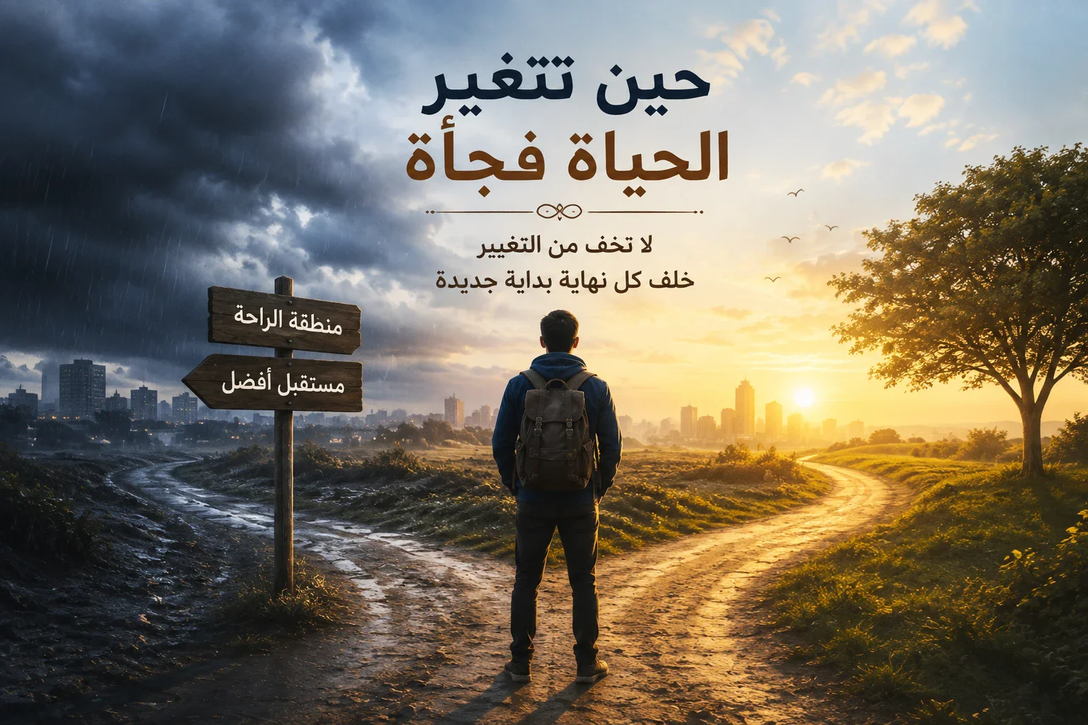 image about حين تتغير الحياة فجأة