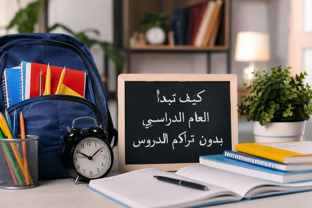 image about كيف تبدأ العام الدراسي الجديد بدون تراكم الدروس؟