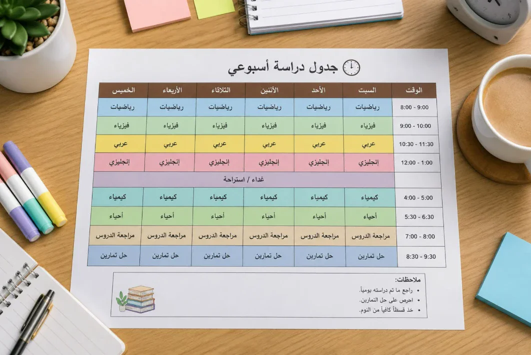 image about كيف تبدأ العام الدراسي الجديد بدون تراكم الدروس؟