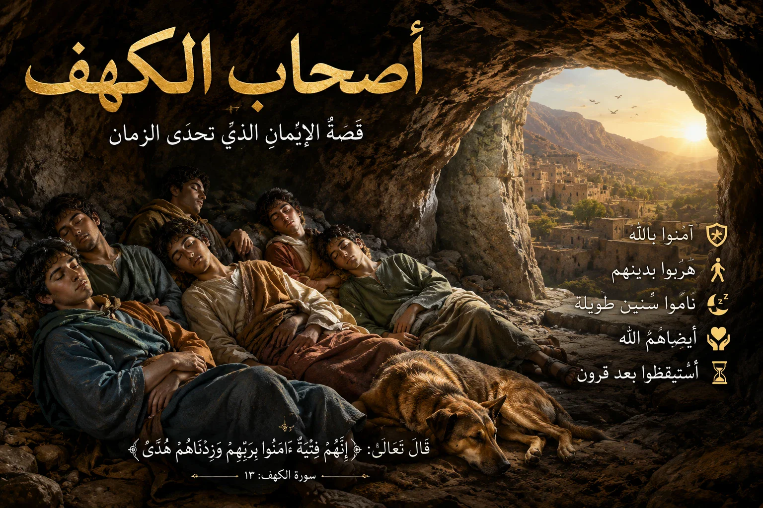 image about أصحاب الكهف… الفتية الذين تحدّوا الظلام