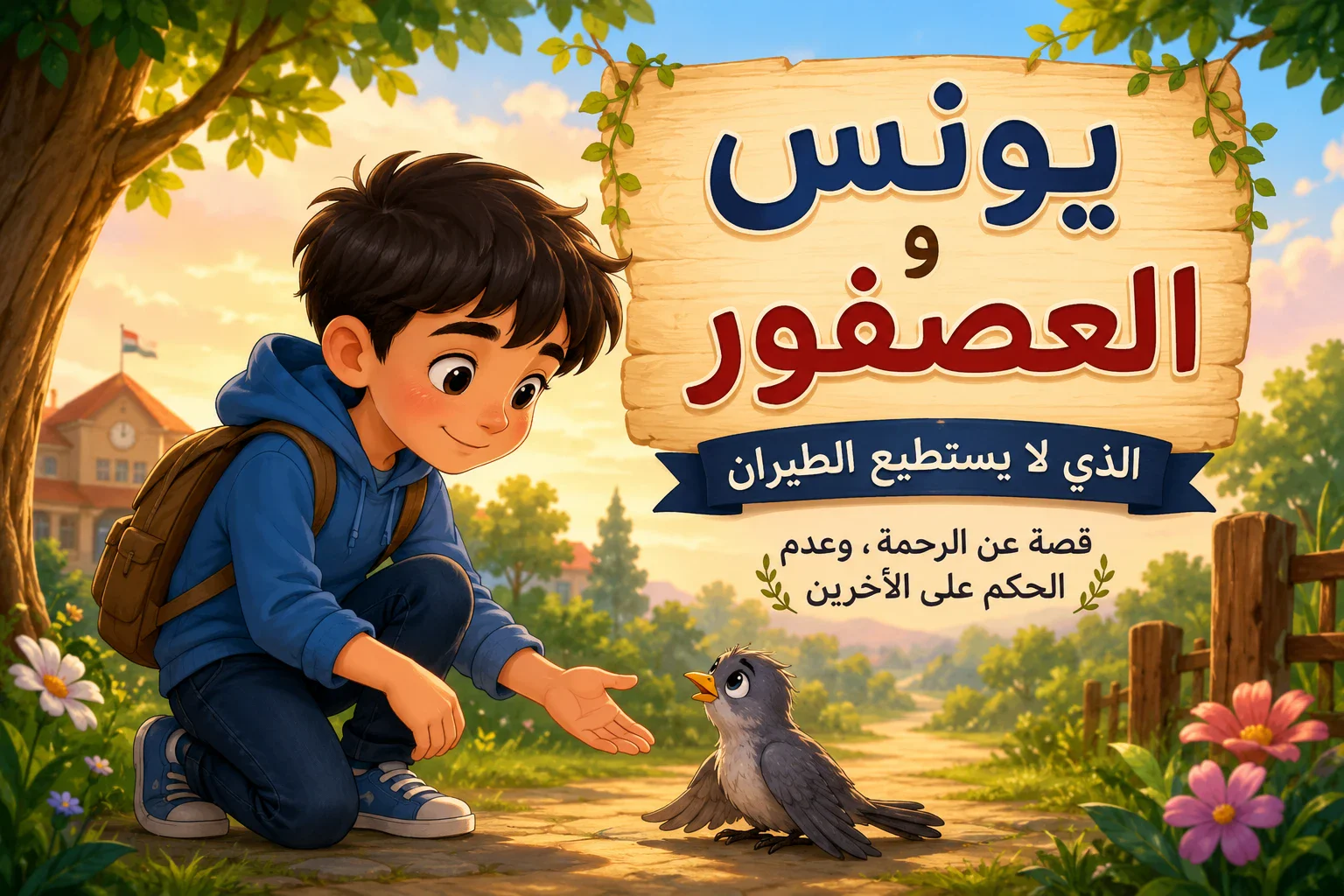 image about يونس والعصفور الذي لا يستطيع الطيران 