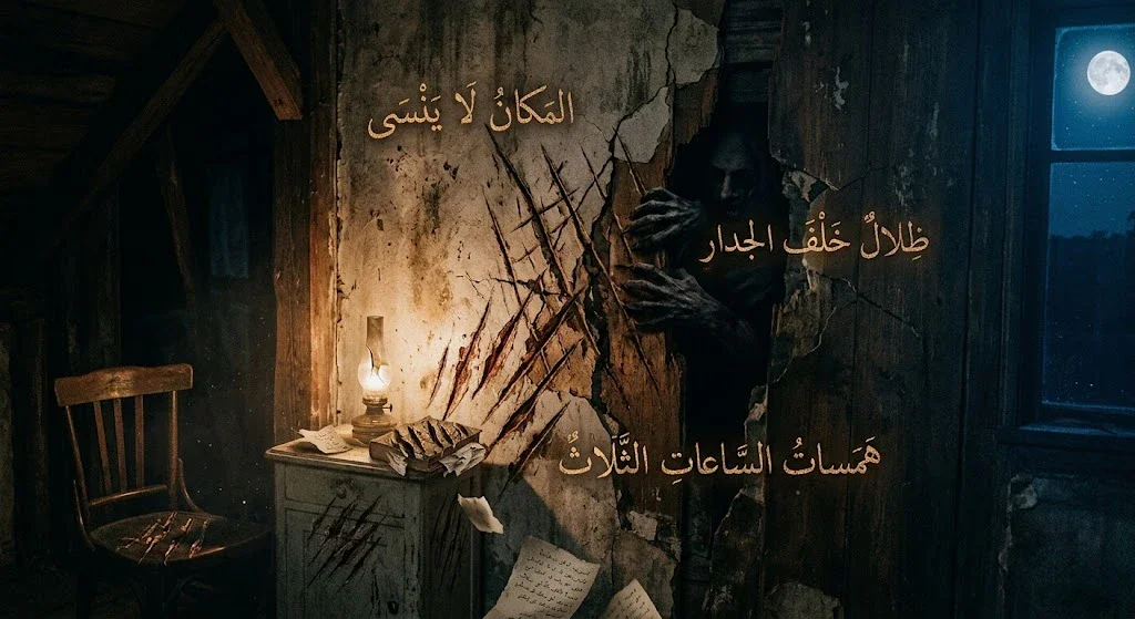 image about ظلال خلف الجدار
