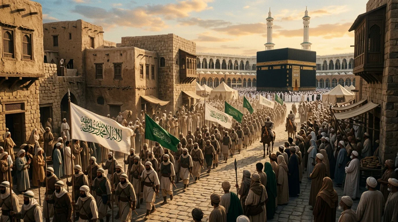 image about فتح مكة.. يوم النصر والعفو في السيرة النبوية