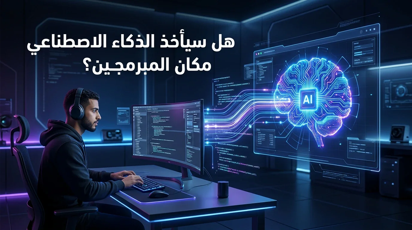 image about 🤖 هل الذكاء الاصطناعي سيأخذ مكان المبرمجين؟