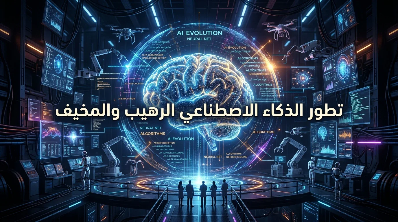 image about 🤖 تطور الذكاء الاصطناعي الرهيب والمخيف | إلى أين نحن ذاهبون؟