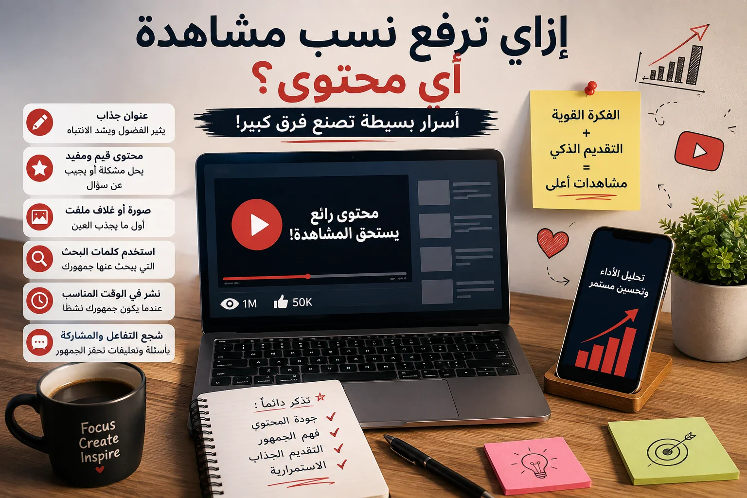 image about 🚀 من محتوى عادي لمحتوى ترند.. اعرف سر المشاهدات العالية