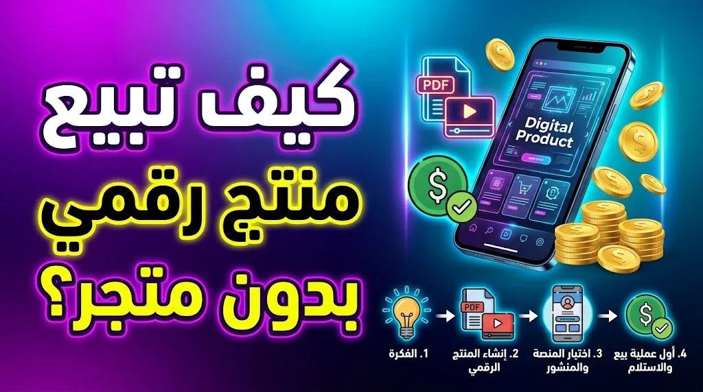 image about كيف تبدأ بيع منتج رقمي بسيط دون امتلاك متجر إلكتروني؟.. خطة عملية من الفكرة إلى أول عملية بيع