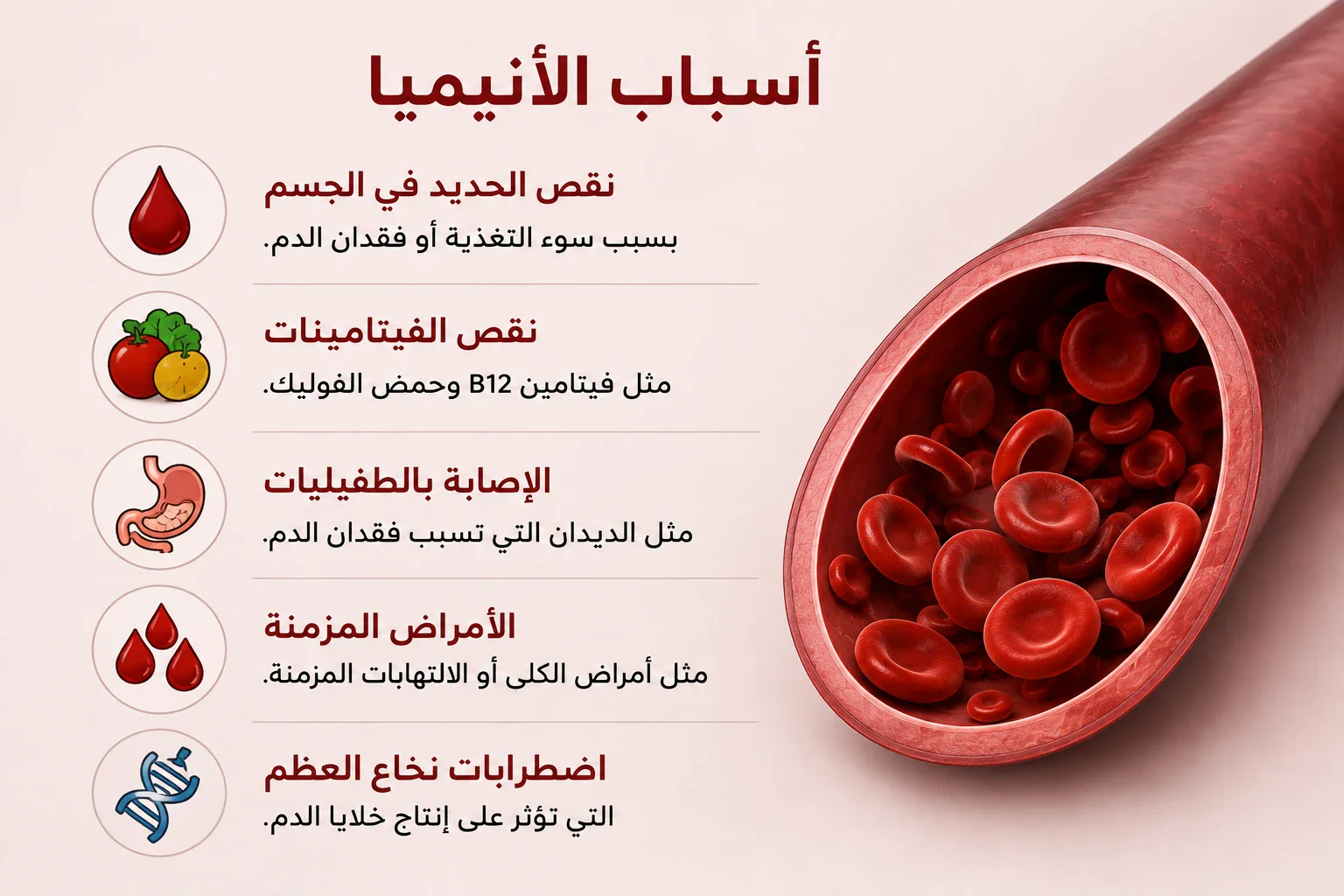 image about فقر الدم الأنيميا: أسباب خفية وراء التعب والدوخة