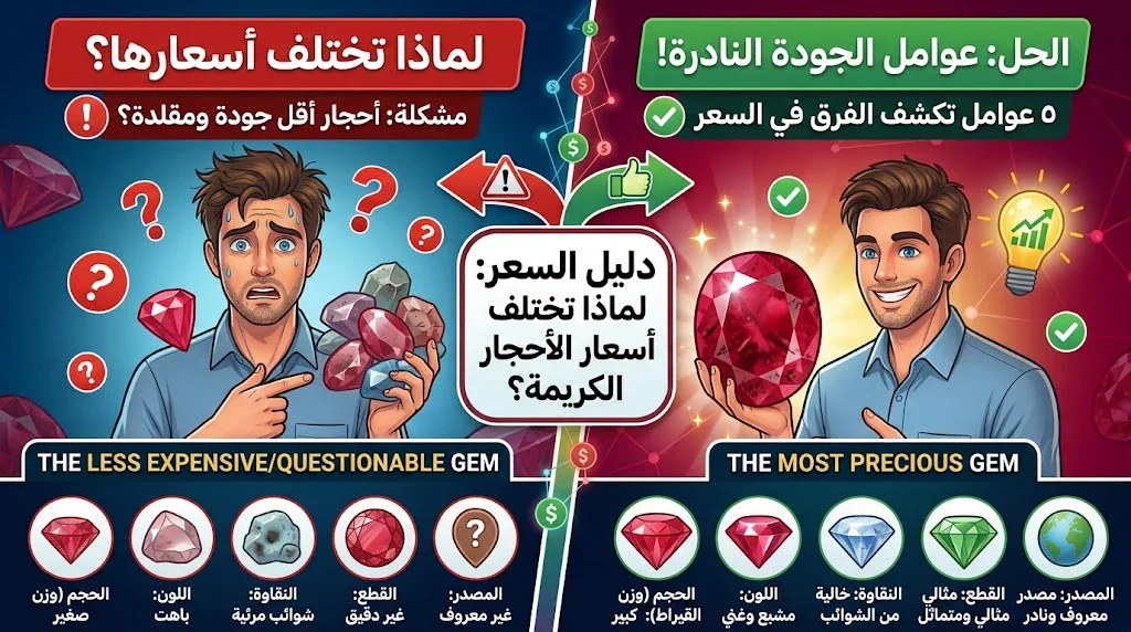 image about لماذا تختلف أسعار الأحجار الكريمة من حجر لآخر؟ أسرار تحديد القيمة قبل الشراء