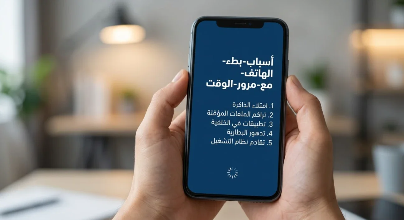 image about لماذا يصبح الهاتف بطيئًا مع مرور الوقت؟ الأسباب والحلول