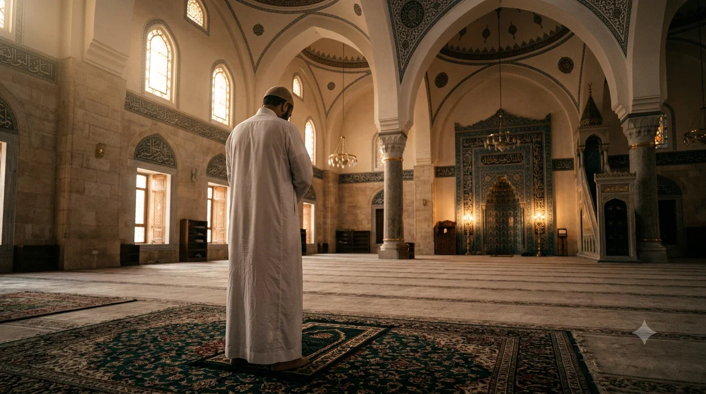 image about الصلاة طريق القلب إلى الطمأنينة والقرب من الله.